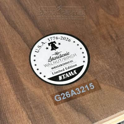 Tama Starclassic Limited Edition Walnut/Birch 5pc Drum Set Crimson Sapphire Cascade image 7