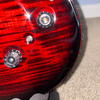 PRS Custom 24 Piezo - Fire Smokeburst image 6
