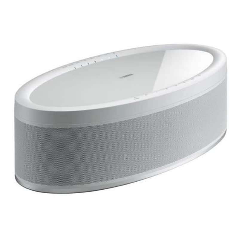 Yamaha MusicCast 50 WX-051 70W Wireless Speaker, Alexa Voice Control, White, Single image 1