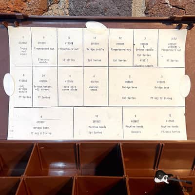 Epiphone Parts Storage Box (1970s - Brown) image 8