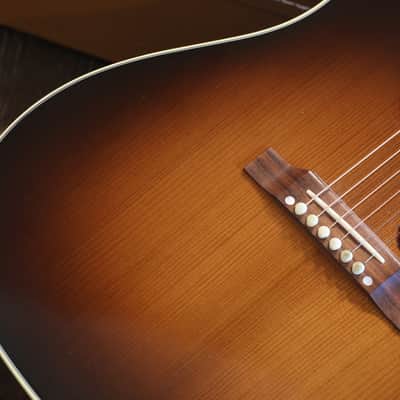 2015 Gibson J-45 Vintage Torrified Adirondack Acoustic Guitar Vintage Sunburst + OHSC image 4
