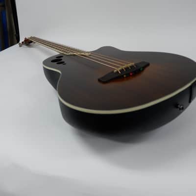 Ovation Applause Elite Acoustic Bass Guitar Mid Depth Vintage Varnish Satin AEB4-7S image 6