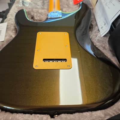 Fender American Ultra Stratocaster HSS BRAND NEW Texas Tea Metallic USA Humbucker Strat Electric Guitar image 13
