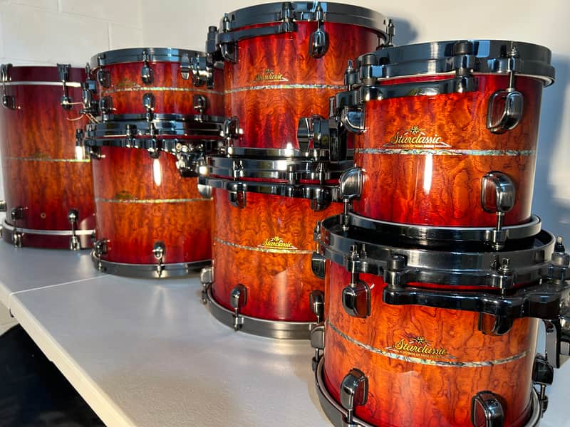Tama starclassic exotic bubinga 2004 - waterfall bubinga ,,,, image 1