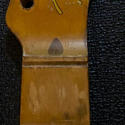 Fender Clive Brown Broadcaster Neck 1950 Blackguard Copy Fender Custom Shop Black Guard Heavy Relic Neck Vintage Masterbuilt Dale Wilson Nachocaster Quality 1951 1952 1953 1954 Danny Gatton Nacho Julian Lage Vibe Nitro Finish image 3