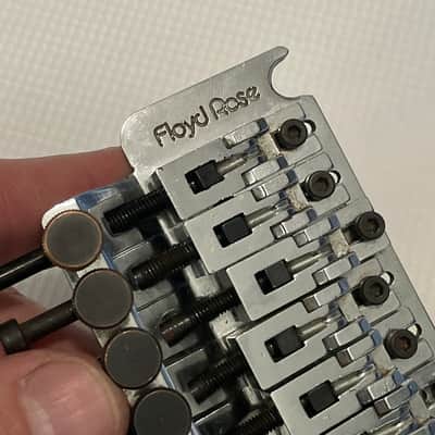 1980's Era Original Floyd Rose Made in Germany Chrome Tremolo Bridge Vibrato Kramer Guitar image 21