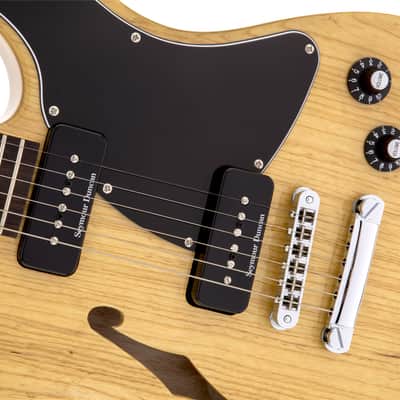 Fender Jim Adkins JA-90 Telecaster Thinline, Laurel Fingerboard, Natural image 6