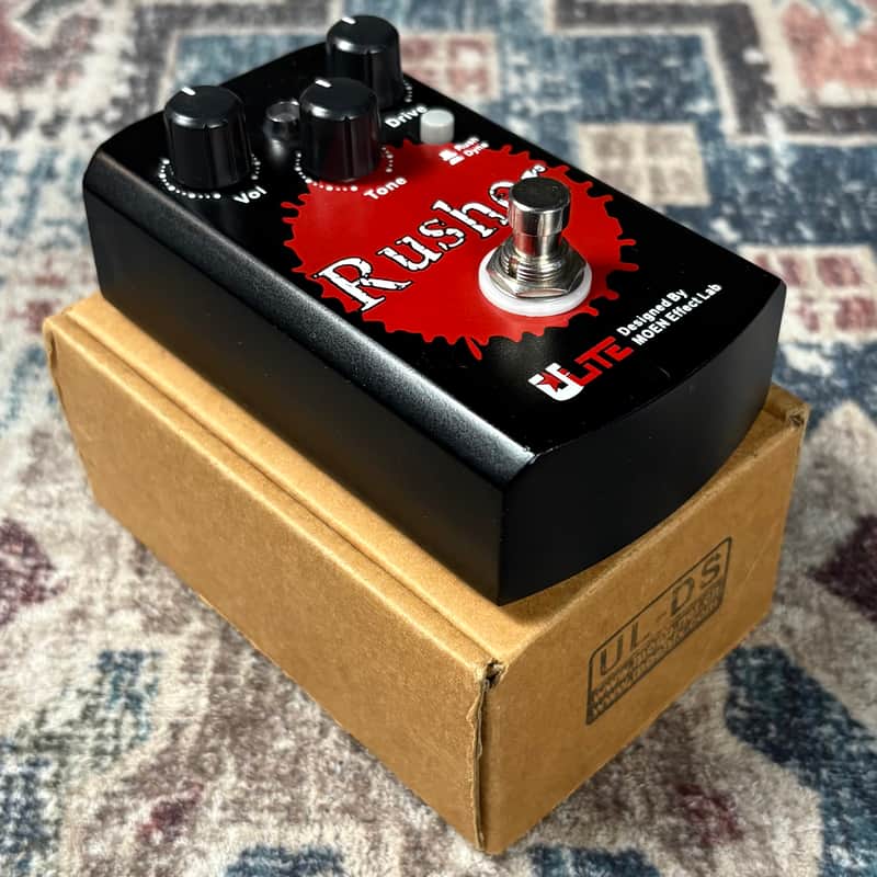 U-Lite by MOEN Effect Lab Rusher Analog Distortion Overdrive Guitar Effect Pedal w/ Box! image 1