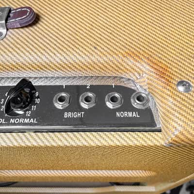 2004 Fender 5E8-A '57 Twin-Amp Tweed 2x12" 40w Combo Amp image 8