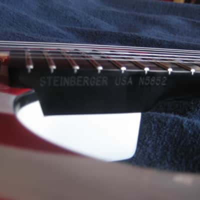 Steinberger GM4T custom transtrem 1986 White / Custom air brush image 5