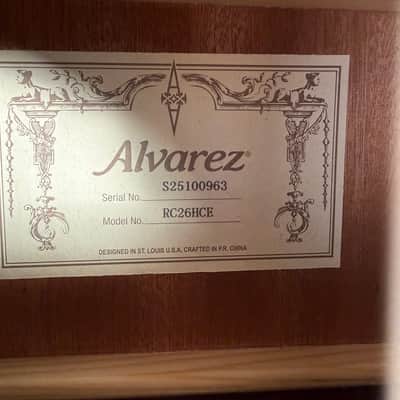 Alvarez Regent Series RC26HCE Hybrid Acoustic Electric Guitar - Natural image 5