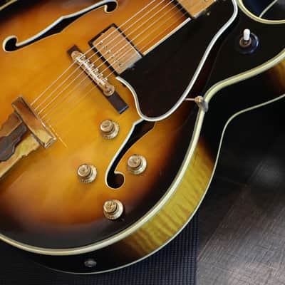 1968 Gibson L-5CES Florentine Hollow Body Electric Guitar Sunburst + HSC image 6