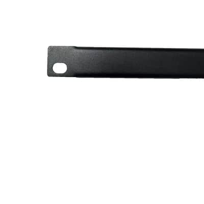 LASE 1/2U (Space) Black Heavy Duty Flanged 16GA Blank Rack Case Panel 19" x 0.875" image 8
