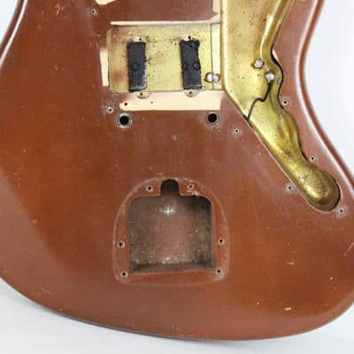 1963 Vintage Fender Jazzmaster BODY ~Lightweight 4.5lbs~ Killer RELIC Brown Refin USA 1960s Pre-CBS L-Series image 3