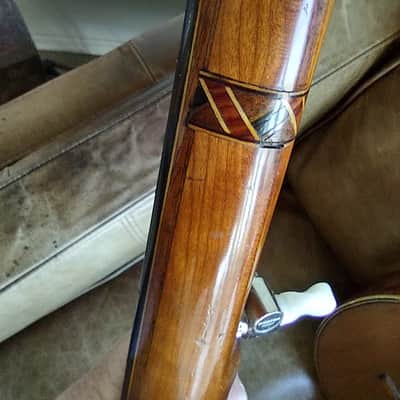 SS Stewart Orchestra Model Carved Scroll 5St Banjo 1890 image 17