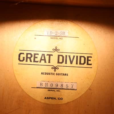 2009 Great Divide LD-2-SB Dreadnought Acoustic Guitar – Vintage Sunburst image 11