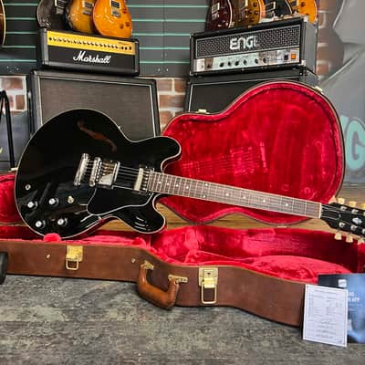 Gibson ES-335 'Dot' Ebony 2023 Semi-Hollow Electric Guitar image 14