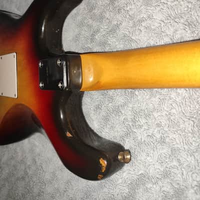 Guitare Electrique Vintage Cimar 1940 DM 388 1970s - Sunburst image 12