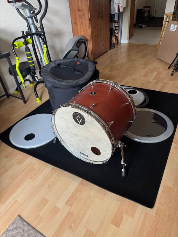 Vertical Drum Co 24x8 2022 - Mahogany image 1