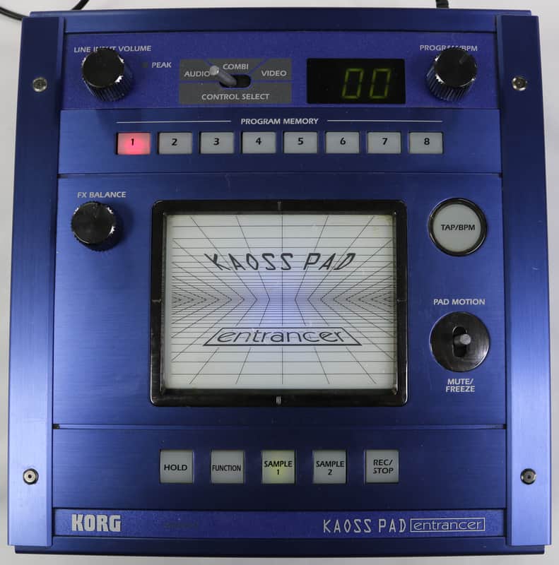 KORG Kaoss Pad Entrancer KPE1 2005 Brushed Aluminium | Reverb KORG Kaoss Pad Entrancer KPE1 2005 Brushed Aluminium | Reverb