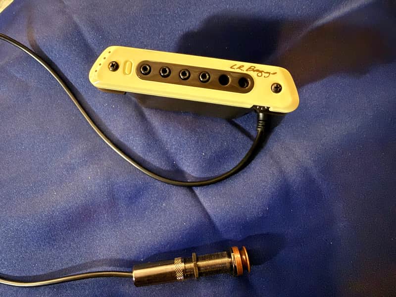 LR Baggs M80 Acoustic Guitar Soundhole Pickup 2010s - White
