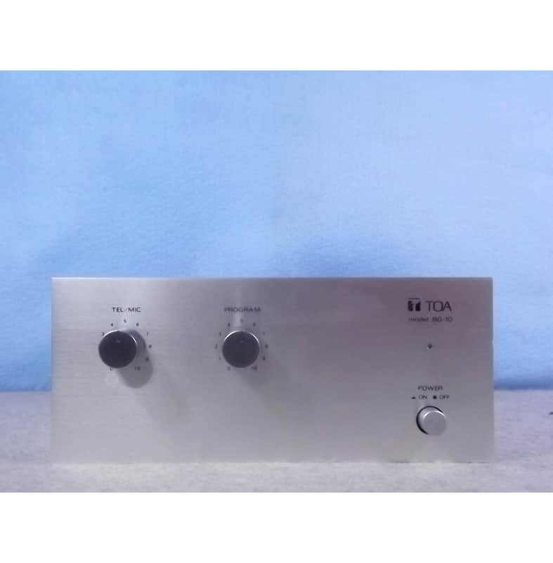 TOA BG-10 Amplifier - 10W PA system image 1