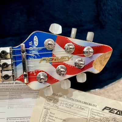 Peavey Wolfgang Standard 2004 Custom Shop - USA Flag (Matching Headstock) image 4