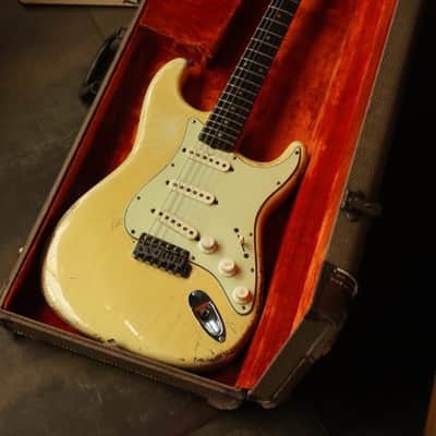 Fender Stratocaster 1960 Original Ash Blonde White image 1