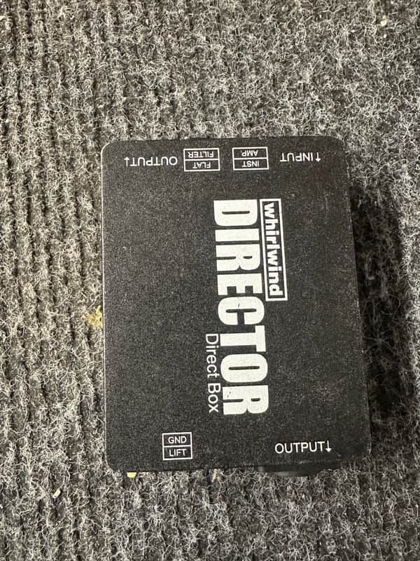 Whirlwind DIRECTOR Direct Box with Ground Lift 2010s - Black image 1