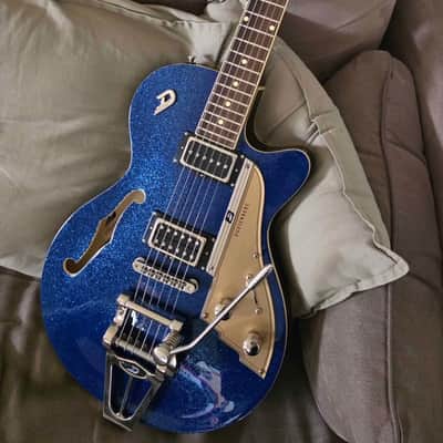 Duesenberg Starplayer TV Custom - Blue Sparkle image 2
