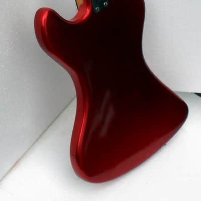 JOLANA DISCO BASS Rare Soviet Red Vintage Czechoslovakian bass with soft case USSR image 3