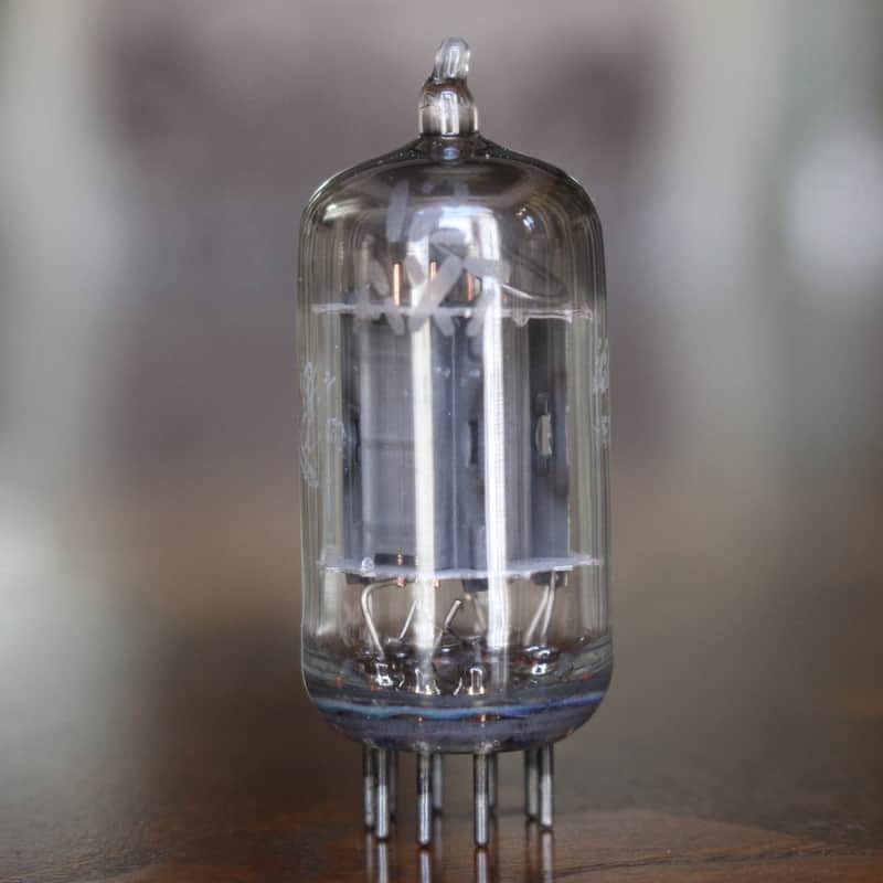 GE 12AX7 NOS Tube - 1950's - Long Plates - U Getter - Copper Grid Posts - Balanced - Awesome image 1