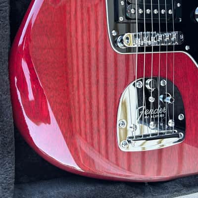 Fender Modern Player Jazzmaster HH 2014 - Crimson Red Transparent image 3