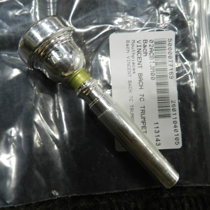 Bach 3517C Standard Series Trumpet Mouthpiece - 7C Cup 2010s - Silver-Plated image 1