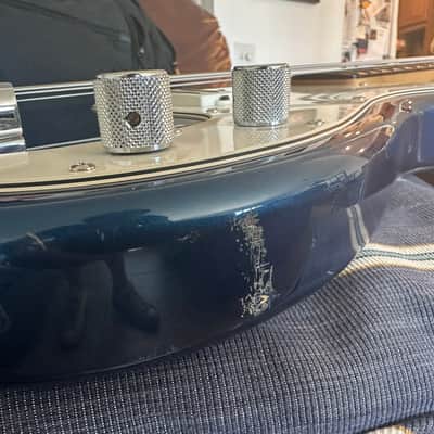 Video! Custom Fender Standard Precision Bass Blue image 20