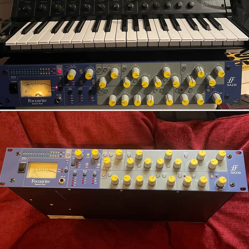 2002 – 2010 Focusrite ISA 220 Session Pack Channel Strip Blue