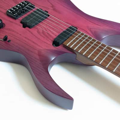 Solar Guitars AB 1.6HTPB 2022 - Trans Purple image 11