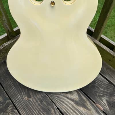 Epiphone Sheraton II 1993 - RARE Vintage Alpine White! - MIK - 8.2 lbs with HSC - Samick 335 Made in Korea image 10