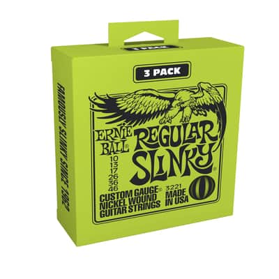 Ernie Ball Green Cable 3 set Regular Slinky& Cable Gift Bundle, ideal for the holidays! image 5