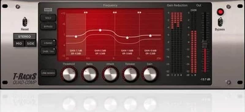 T-RackS  QUAD COMP (Download)<br>Multi Band Compressor image 1