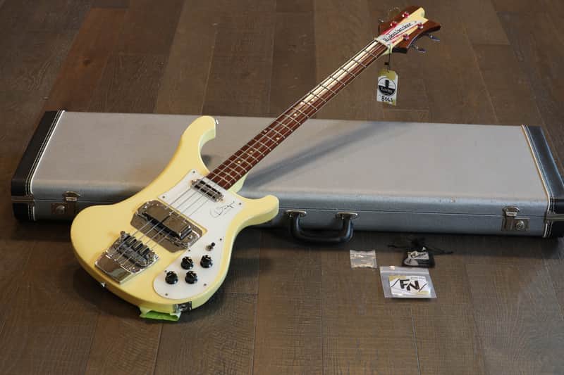 Case Queen! Rickenbacker 4001CS Chris Squire Electric Bass Signature White + OHSC image 1