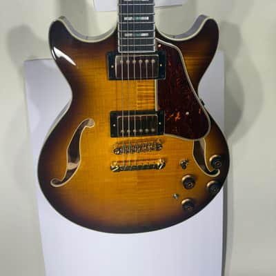 Ibanez AM153FM-ATT Artstar Semi-Hollow Electric Guitar - Antique Tobacco Burst - In-House Adjusted - Includes Free Hardshell Case image 4