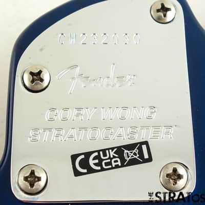 Fender American Cory Wong Stratocaster Strat LOADED BODY, USA Sapphire Blue image 4