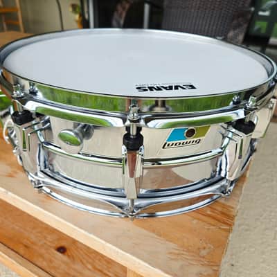 1972 Ludwig LM400 Supraphonic 5x14" 10-Lug Aluminum Snare Drum - Chrome-Plated image 2