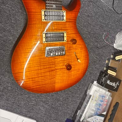 PRS SE Custom 24 7-String 2012 - 2014 - Vintage Sunburst image 3