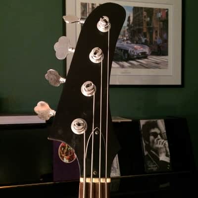 The first Hamer Standard Bass! Custom Built for Cheap Trick’s Tom Petersson 1974 Green Sunburst image 7