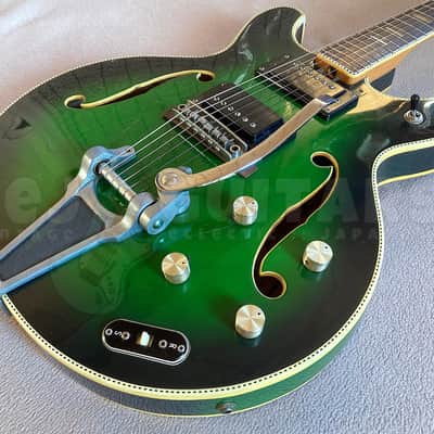 TEISCO 'EMPERADOR' VINTAGE '335' MIJ 1960s GREEN ***CLEARANCE*** image 8