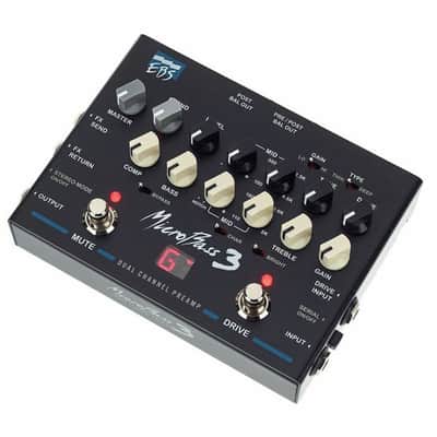EBS MicroBass 3 | Bass Preamp Pedal. New with Full Warranty! image 4