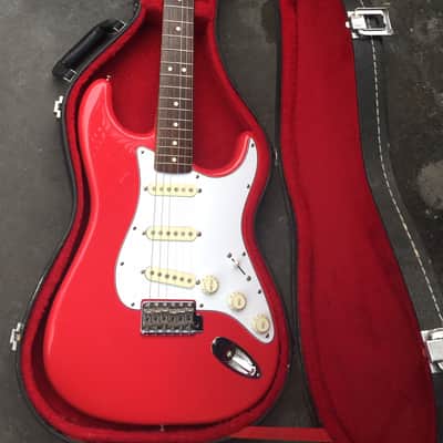 Fernandes Stratocaster LE Series - Fiesta Red MIJ - Japan Made w/ OHSC image 2