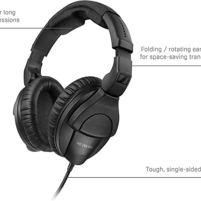 Sennheiser HD 280 Pro Over Ear Headphones - Black image 3